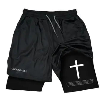 Men Christian Athletic Shorts