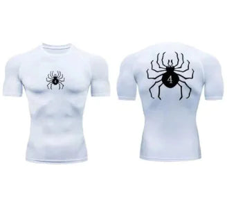 Spider Compression T-Shirt for Men - Breathable Workout Wear