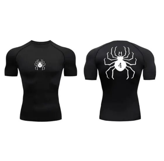 Spider Compression T-Shirt for Men - Breathable Workout Wear